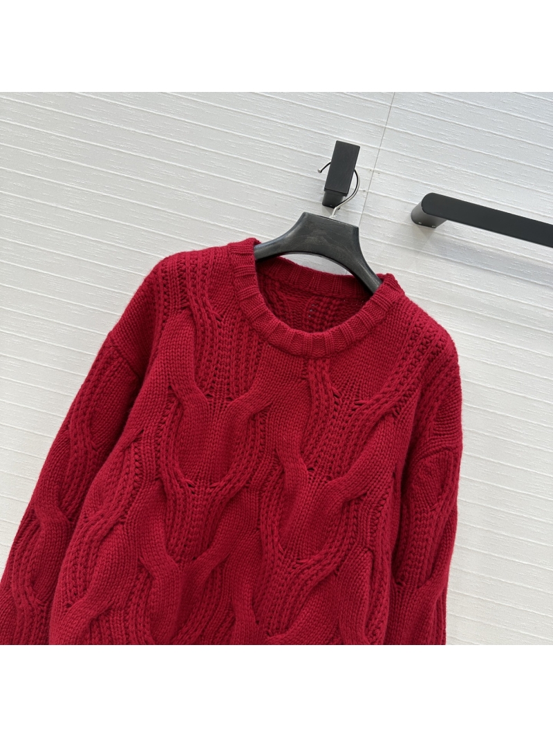 Bottega Veneta Sumptuous Cashmere Cropped Pullover Sweater with Elevated Large Cable Knit