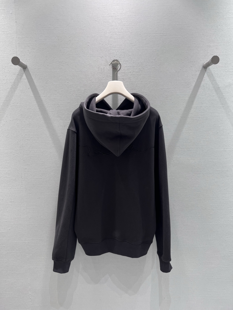 Dior Oversized Hooded Sweatshirt | Washed Black | Limited Edition Autumn/Winter 2025 | Relaxed Fit with Subtle Tonal Embroidery