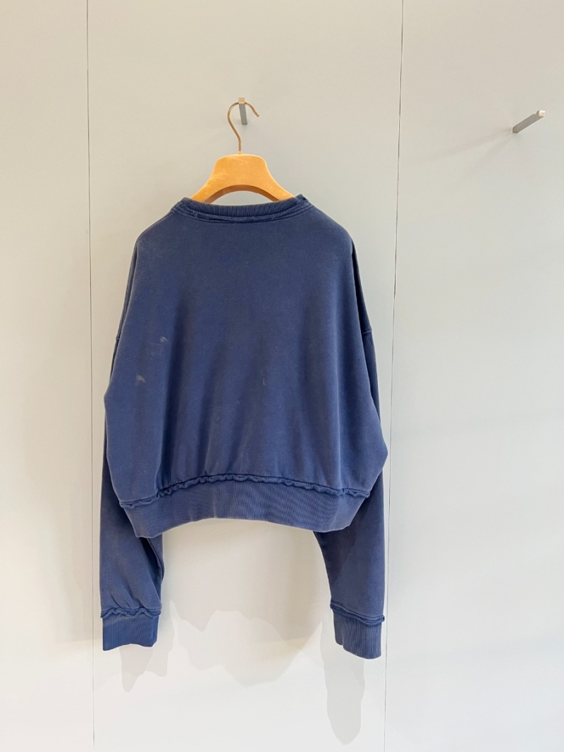 Miu Miu 24FW Early Autumn Stylish Letter Embroidered Polo Sweatshirt