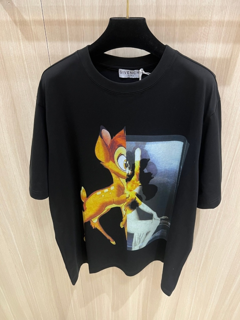 Givenchy Iconic Bambi Print Short Sleeve T-Shirt