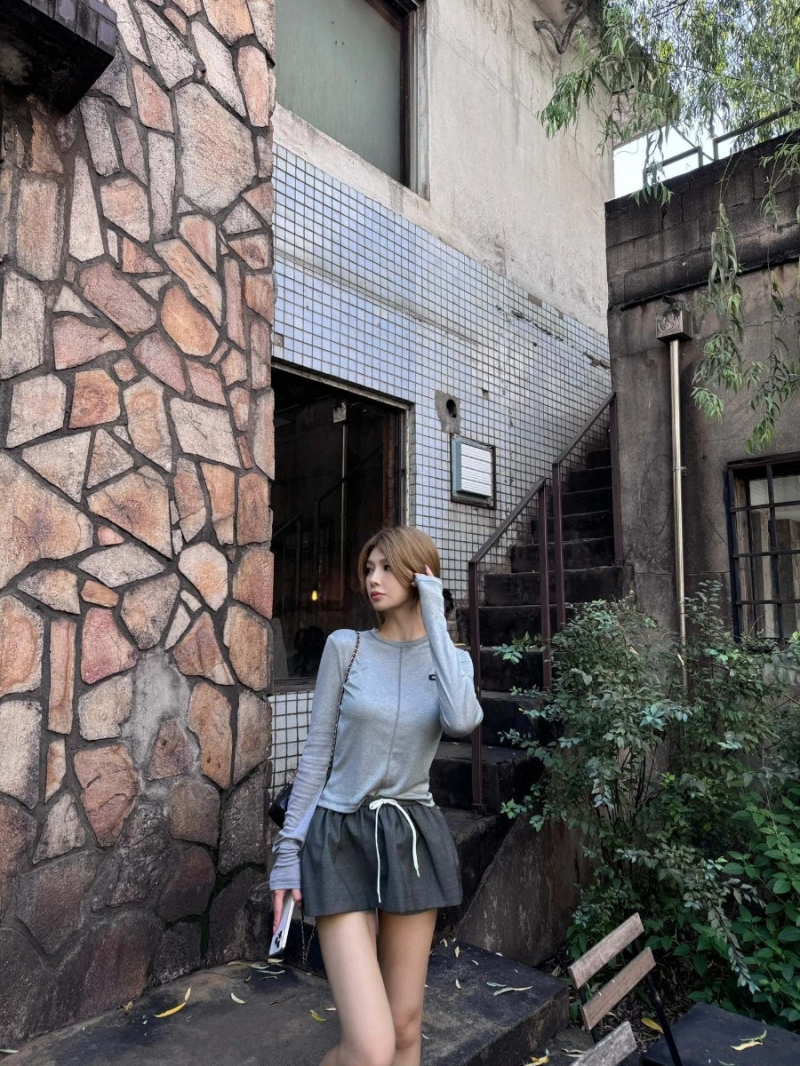 Miu Miu Fall/Winter New Long Sleeve T-Shirt